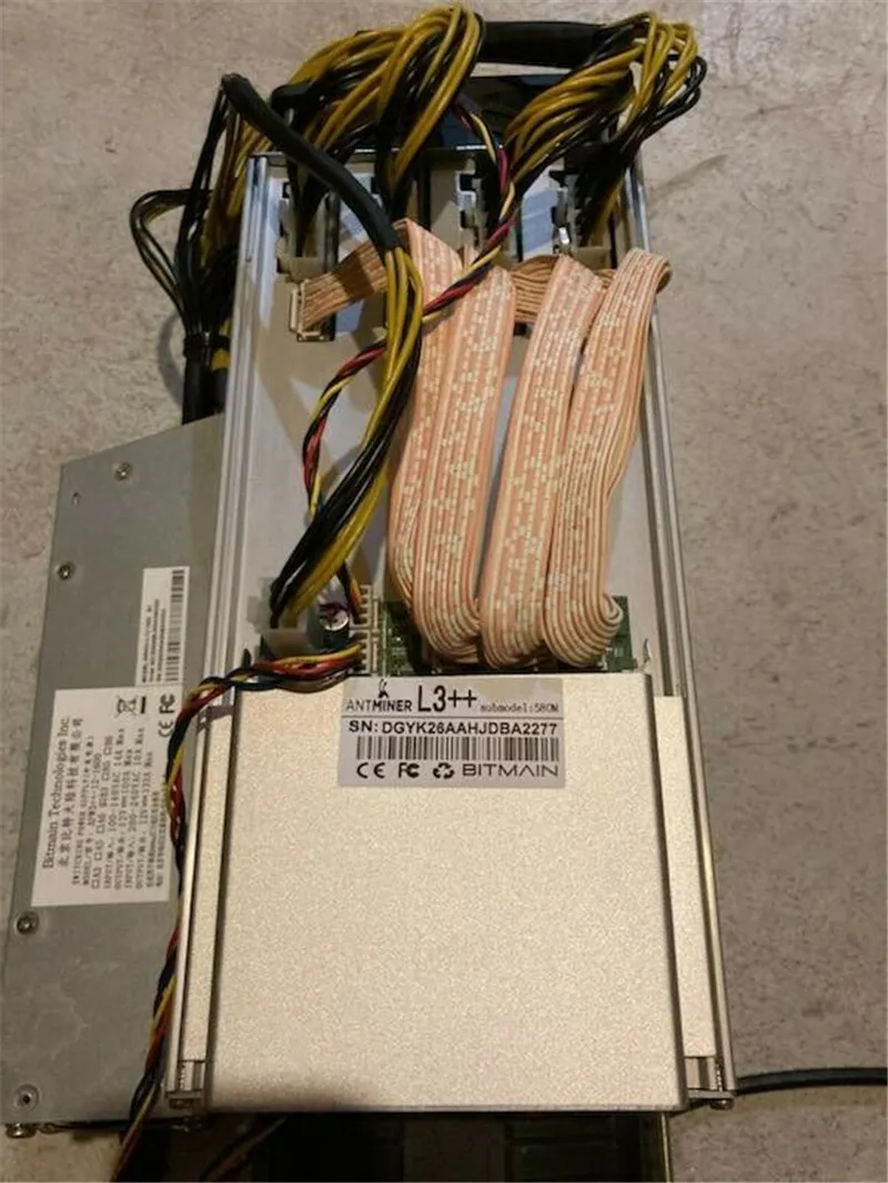 

Used Scrypt Miner Antminer L3++ 580M With BITMAIN APW3++ Power Supply Ltc Litecoin Dogecoin DOGE Miner Better Than L3+ 504M