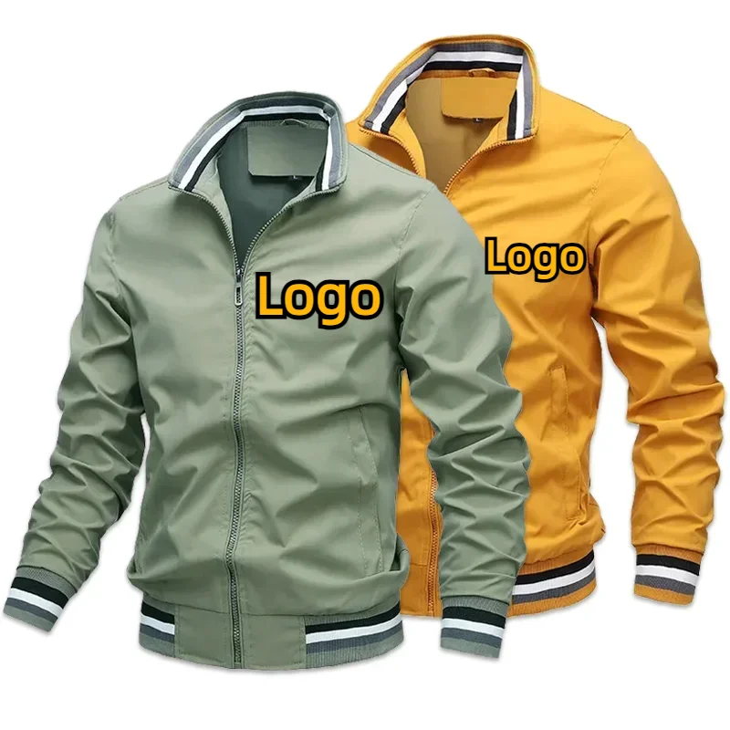 Customized Logo Autumn Men Coats Stand Collar Casual Loose Zipper Jackets Outdoor Hiking Sports Male Overcoat Windbreaker New
Customized Logo Autumn Men Coats Stand Collar Casual Loose Zipper Jackets Outdoor Hiking Sports Male Overcoat Windbreaker New