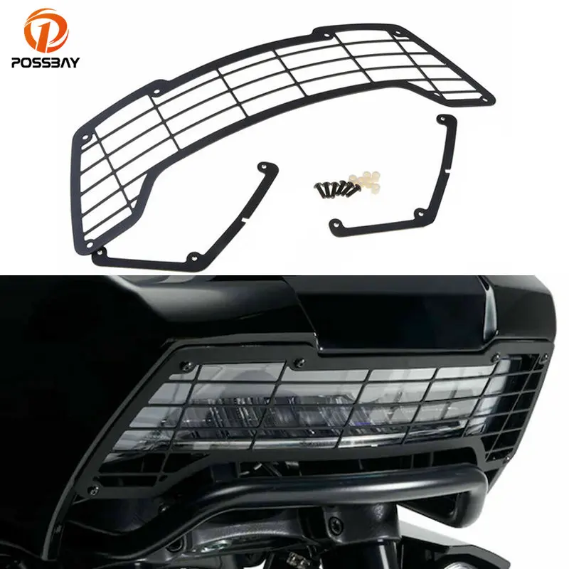 

Motorcycle Headlight Grille Grill Guard Cover Protector for Harley Pan America Adventure ADV 1250 Special RA1250 RA1250S 2021-Up