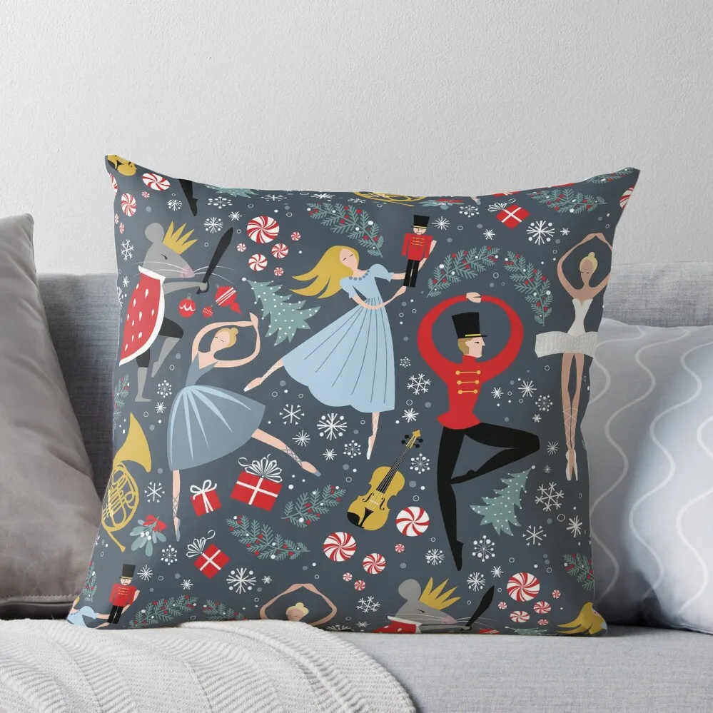 Clara's Nutcracker Ballet repeat by Robin Pickens Throw Pillow Plaid Sofa pillowcases for sofa cushions Cushion Cover
Clara's Nutcracker Ballet repeat by Robin Pickens Throw Pillow Plaid Sofa pillowcases for sofa cushions Cushion Cover