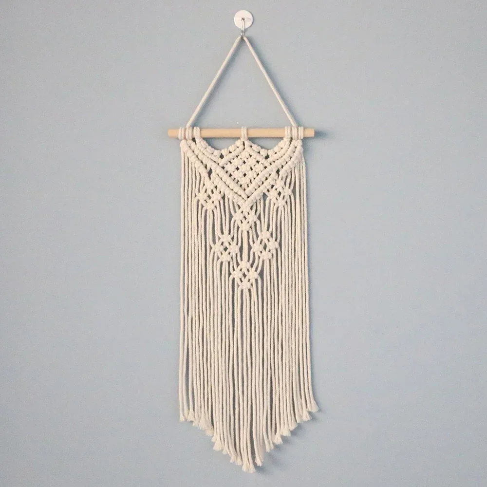 Handwoven European Style Macrame Tapestry - Bohemian Cotton Wall Art 10 S04e5f14d92f6423e8dcadb36f3ca3aa4A