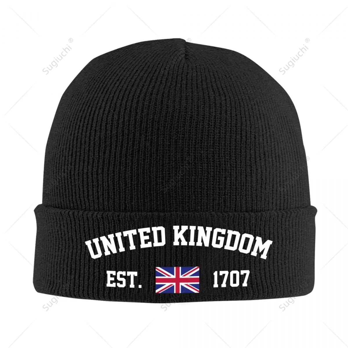 

Унисекс, Великобритания EST.1707, вязаная шапка для мужчин, женщин, мальчиков, зимняя детская шапка, теплая шапочка