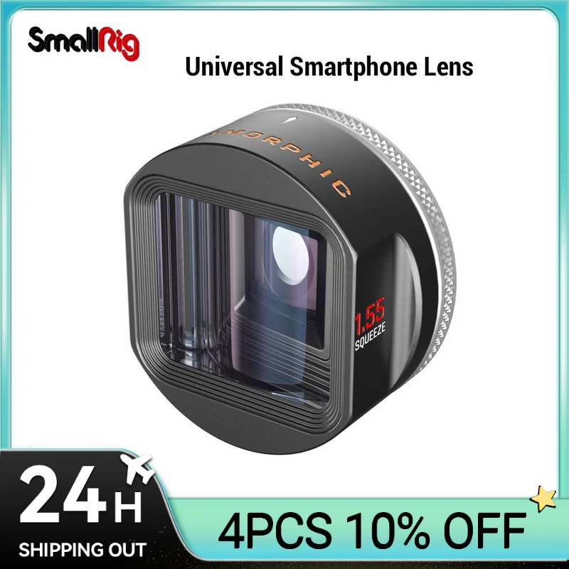 SmallRig 1.55X Anamorphic Smartphone Lens for iPhone for Samsung for HUAWEI for Xiaomi Shooting Take Video Portable Mobile Lens
SmallRig 1.55X Anamorphic Smartphone Lens for iPhone for Samsung for HUAWEI for Xiaomi Shooting Take Video Portable Mobile Lens