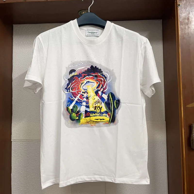 Casablanca T Shirt Outer Space Horse Airship 3D Digital Printed Short Sleeve Fashion Casual O-neck Men Women CASABLANCA T-shirt
Casablanca T Shirt Outer Space Horse Airship 3D Digital Printed Short Sleeve Fashion Casual O-neck Men Women CASABLANCA T-shirt