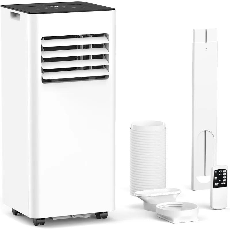 10,000 BTU Portable Air Conditioners Cool Up to 450 Sq.Ft, 4 Modes Portable AC with Remote Control/LED Display/24Hrs Timer
10,000 BTU Portable Air Conditioners Cool Up to 450 Sq.Ft, 4 Modes Portable AC with Remote Control/LED Display/24Hrs Timer