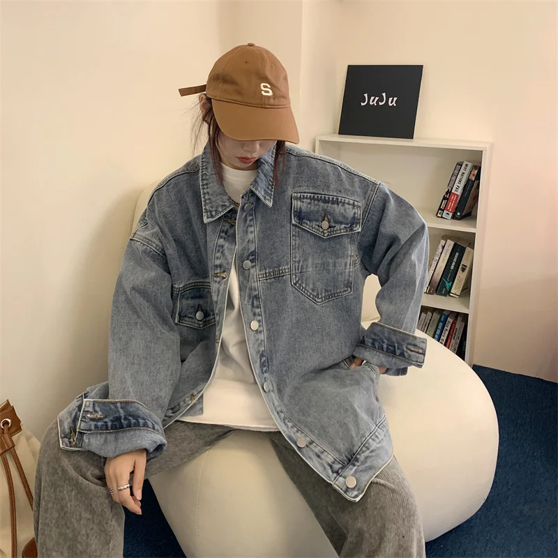 2023 New Autumn Korean Version Bf Loose And Easy To Wear, Age Reducing Fried Street Top Denim Coat Women Free Shipping
2023 New Autumn Korean Version Bf Loose And Easy To Wear, Age Reducing Fried Street Top Denim Coat Women Free Shipping