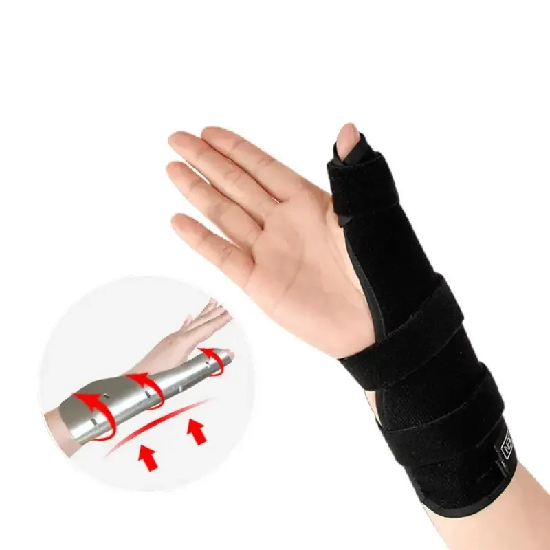 Wrist Thumb Support with Moldable Metal Splints & Adjustable Removable Straps Trigger Thumb Spica Splint Stabilizer Hand Wrap
Wrist Thumb Support with Moldable Metal Splints & Adjustable Removable Straps Trigger Thumb Spica Splint Stabilizer Hand Wrap