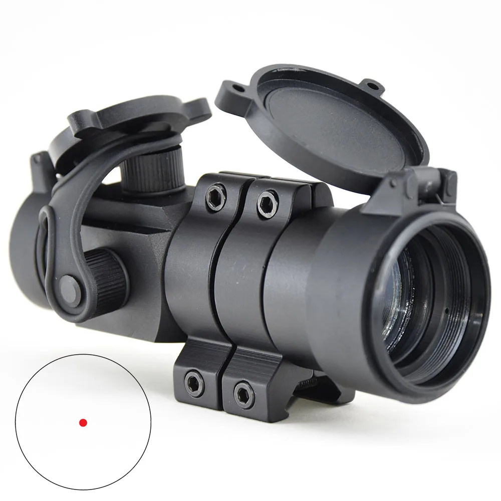 

Tactical 1x32 Red Dot Sight Optics Scope Weaver Picatinny 20mm Mount Base