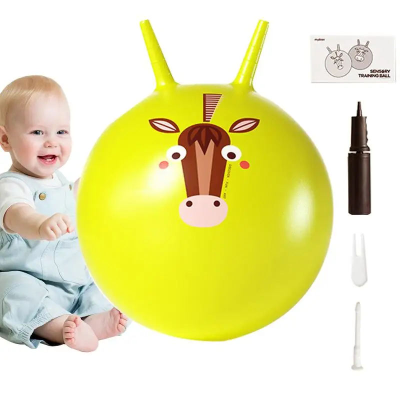 

Jumping Ball For Kids Kangaroo Bouncer Hopping Toy With Handle Sensory Training Thickened 40Cm/16in Diameter For Children In