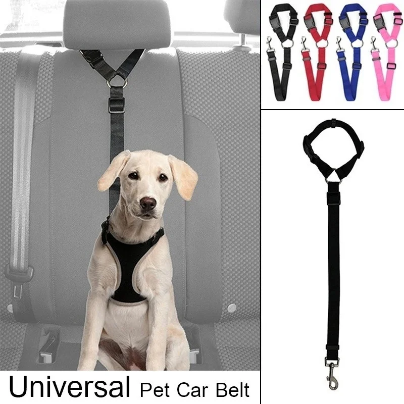 

Adjustable Dog Seat Belt Dog Harness Pet Car Vehicle Seat Belt Pet Safety Leash Leads for Dogs/Cats Adjustable
