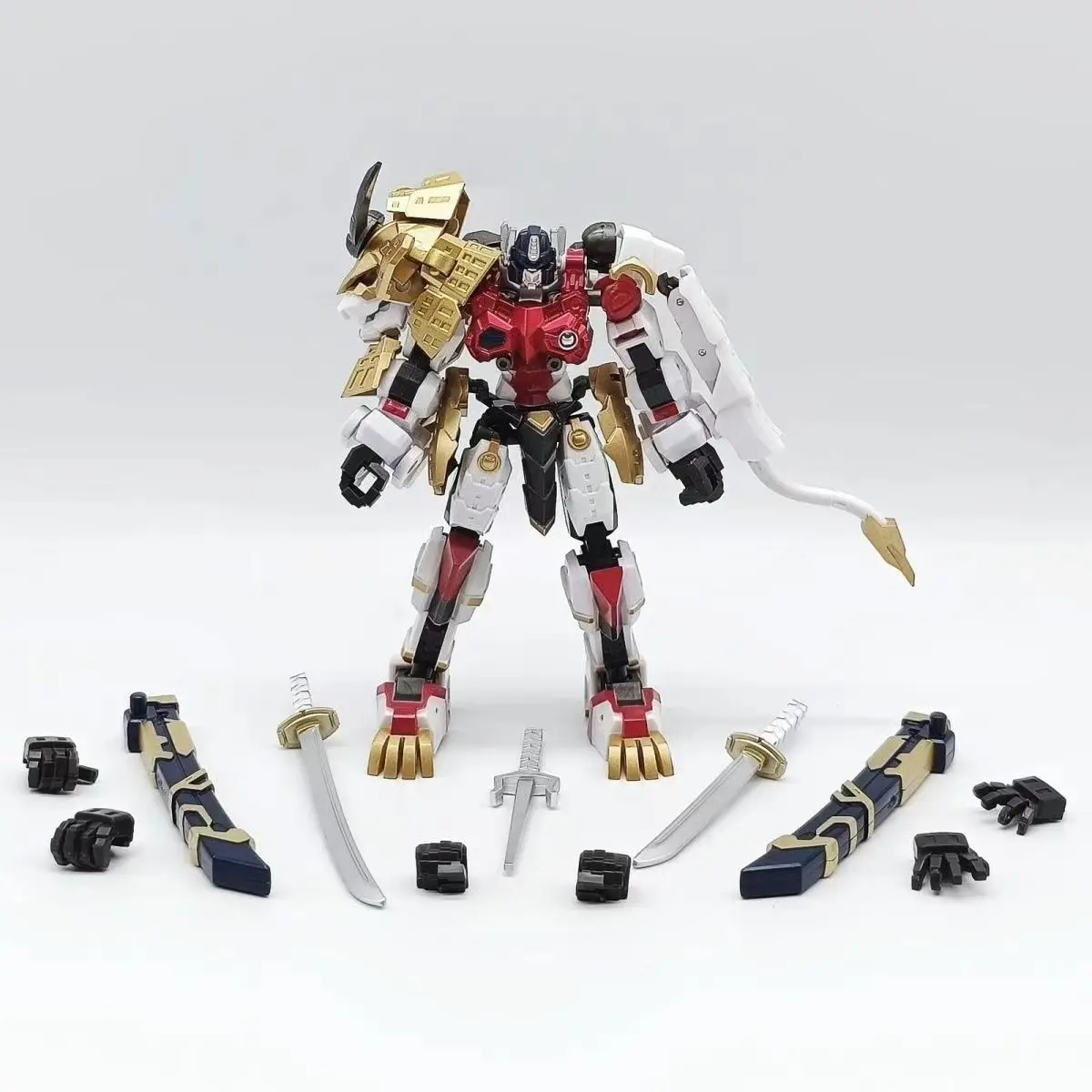 

[NEW] Transformation CD-01 CD01 White LION FACE OP COMMANDER Lio Convoy Action Figure IN STOCK