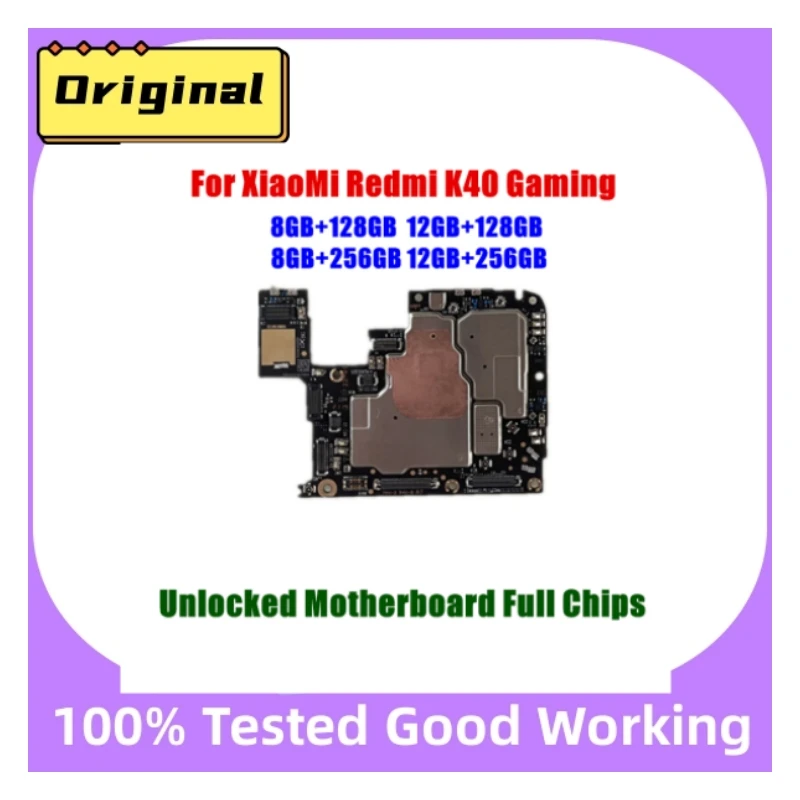 

Original Unlocked Mainboard For Xiaomi POCO F3 GT For Redmi K40 Gaming Motherboard Logic Board With Full Chips Android