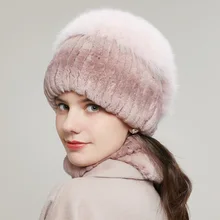 Hot Selling Rabbit Hair Knitted Female Real Fur Hat Fox Hair Thickened Winter Women's Knitted Hat Set Adult Windproof Cap
Hot Selling Rabbit Hair Knitted Female Real Fur Hat Fox Hair Thickened Winter Women's Knitted Hat Set Adult Windproof Cap