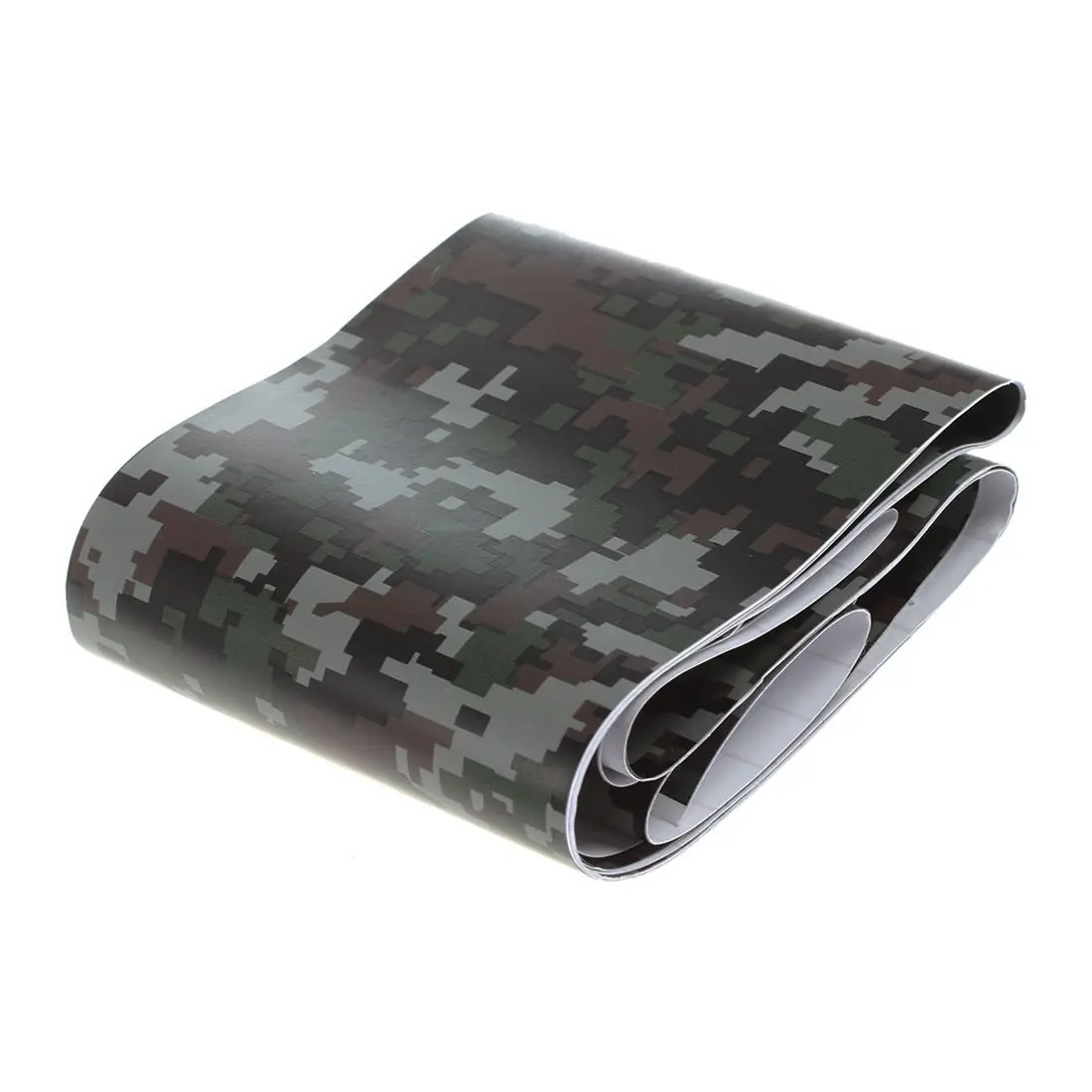 

1 roll Camo Car Sticker Carbon Fiber Motorcycle PVC Vinyl Sticker CAMO Woodland Camouflage Sticker black digital camouflage