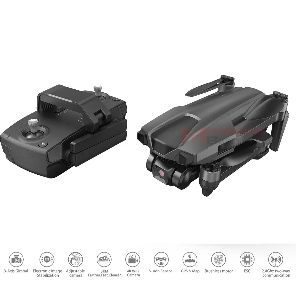 

MJX Bugs B18 Pro Drone 4K Professional HD Dual EIS Camera 3-Axis Gimbal GPS 5G WIFI Brushless 3KM Distance Foldable Quadcopter