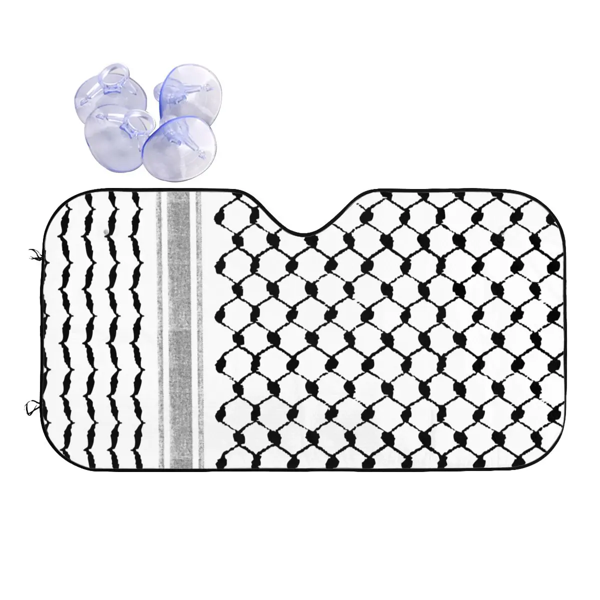 Palestinian Hatta Kufiya Folk Windshield Sunshade Palestine Arabic Keffiyeh Car Cover Front Block Window Sunshade Visor
Palestinian Hatta Kufiya Folk Windshield Sunshade Palestine Arabic Keffiyeh Car Cover Front Block Window Sunshade Visor