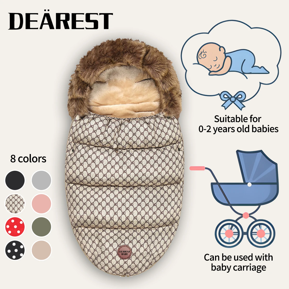 Спальный мешок для детской коляски, зимние плотные конверты для младенцев от 0 до 24 месяцев, спальный мешок для детской коляски, спальные мешки для подгузников, Детские спальные мешки
Спальный мешок для детской коляски, зимние плотные конверты для младенцев от 0 до 24 месяцев, спальный мешок для детской коляски, спальные мешки для подгузников, Детские спальные мешки