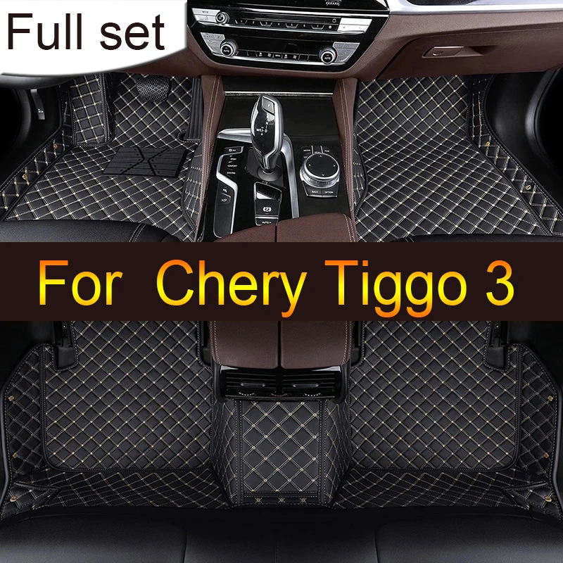 

Car Floor Mats For Chery Tiggo 3 2014 2015 2016 2017 2018 2019 2020 Custom Auto Foot Pads Carpet Cover Interior Accessories