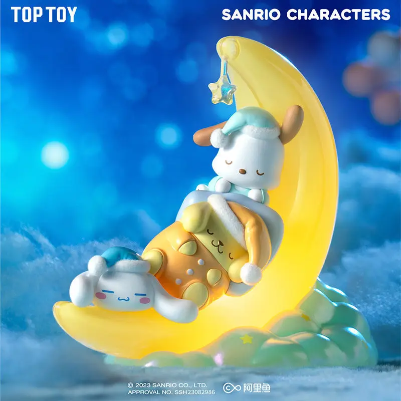 Оригинальная игрушка TOPTOY Sanrio A Good Dream Series Cinnamoroll Pachacco Pom Purin, изысканная красивая настольная модель, орнамент, Подарочные игрушки
Оригинальная игрушка TOPTOY Sanrio A Good Dream Series Cinnamoroll Pachacco Pom Purin, изысканная красивая настольная модель, орнамент, Подарочные игрушки