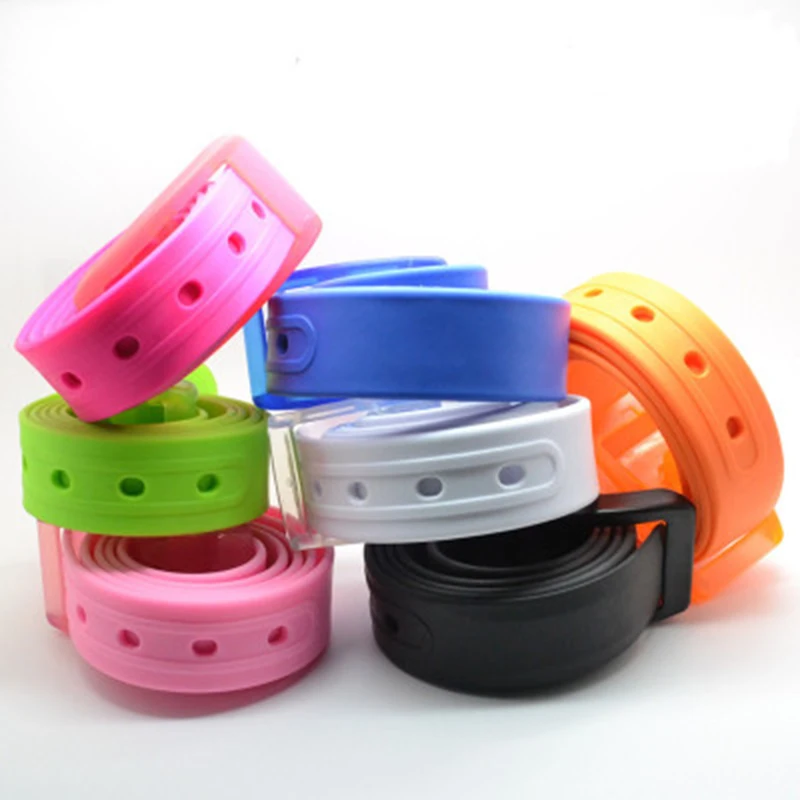 New Eco-Friendly Plastic Belt Unisex Silicone Rubber Belt Korean Style Smooth Buckle For Women Men Unisex Candy Colors 5 Colors
New Eco-Friendly Plastic Belt Unisex Silicone Rubber Belt Korean Style Smooth Buckle For Women Men Unisex Candy Colors 5 Colors