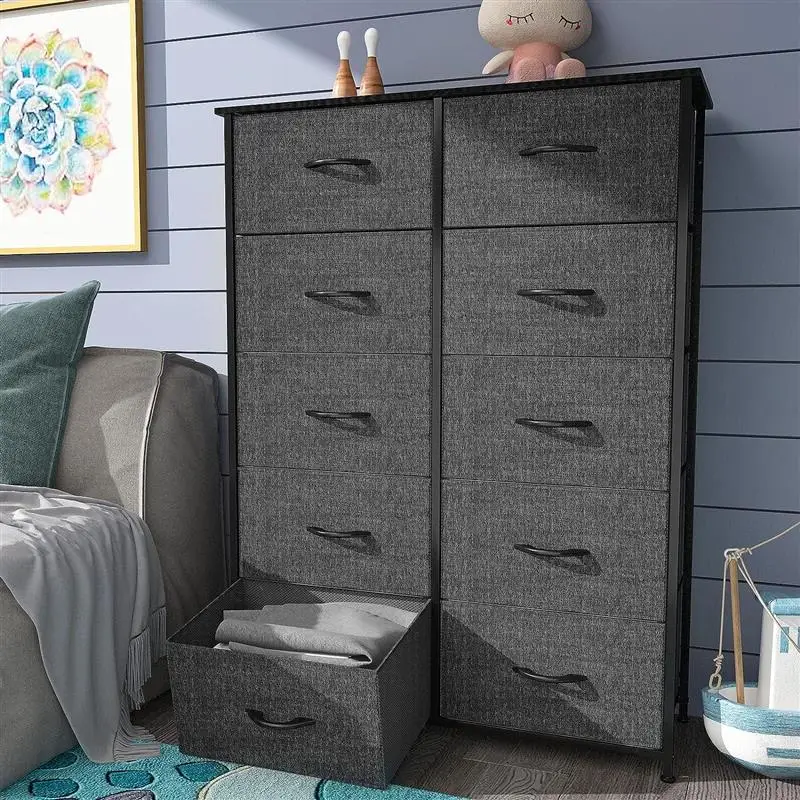 VHPVHP Dresser Chest,Storage Dresser,Cabinet, Nightstand Cabinet,10 Drawer (Black)
VHPVHP Dresser Chest,Storage Dresser,Cabinet, Nightstand Cabinet,10 Drawer (Black)