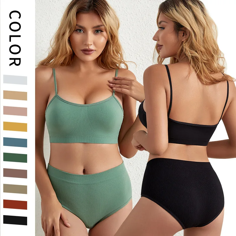 No Steel Ring Big Breast Small Comfortable Breathable Bra Set Sponge Mat Girl's Underwear Seamless plus Size Sleep Vest
No Steel Ring Big Breast Small Comfortable Breathable Bra Set Sponge Mat Girl's Underwear Seamless plus Size Sleep Vest