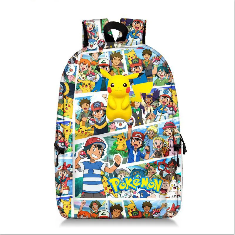 Cartoon Pikachu Backpack Set Mochila Desenho Animado Anime Pokemon Student Schoolbags with PenBag Student Travel Bag Girls Boys
Cartoon Pikachu Backpack Set Mochila Desenho Animado Anime Pokemon Student Schoolbags with PenBag Student Travel Bag Girls Boys