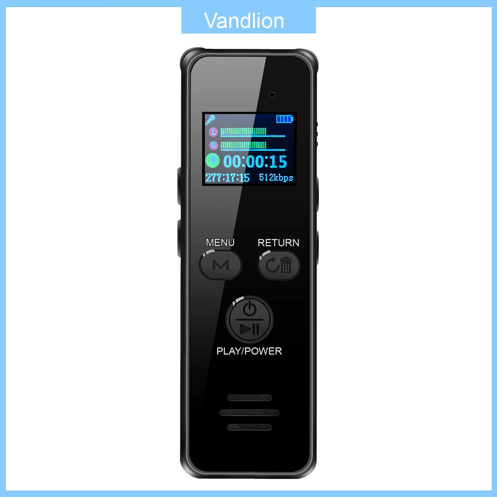 Портативный цифровой диктофон Vandlion V59 с голосовой активацией и mp3-плеером, диктофон HiFi с шумоподавлением для лекций
Портативный цифровой диктофон Vandlion V59 с голосовой активацией и mp3-плеером, диктофон HiFi с шумоподавлением для лекций