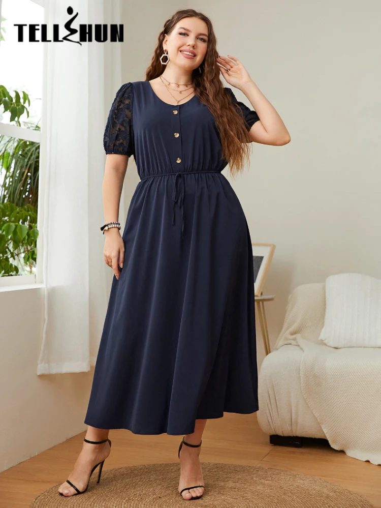 Solid O-Neck Pleated Button Up Maxi Dress Women Fashion Summer Beah Holiday Ruffles Hem Wrap Dress Casual Streetwear Plus Size
Solid O-Neck Pleated Button Up Maxi Dress Women Fashion Summer Beah Holiday Ruffles Hem Wrap Dress Casual Streetwear Plus Size
