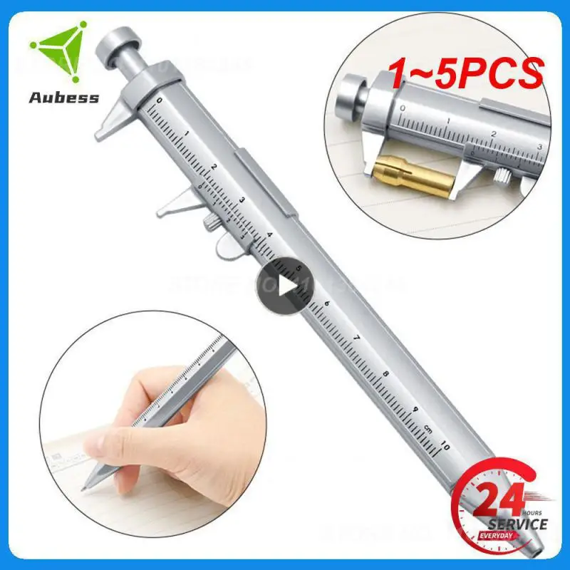 1~5PCS Multifunction Caliper Pen Ball-Point Gel Ink Ballpoint Pen Vernier Caliper Roller Ball Manual Pen Student Creativity
1~5PCS Multifunction Caliper Pen Ball-Point Gel Ink Ballpoint Pen Vernier Caliper Roller Ball Manual Pen Student Creativity