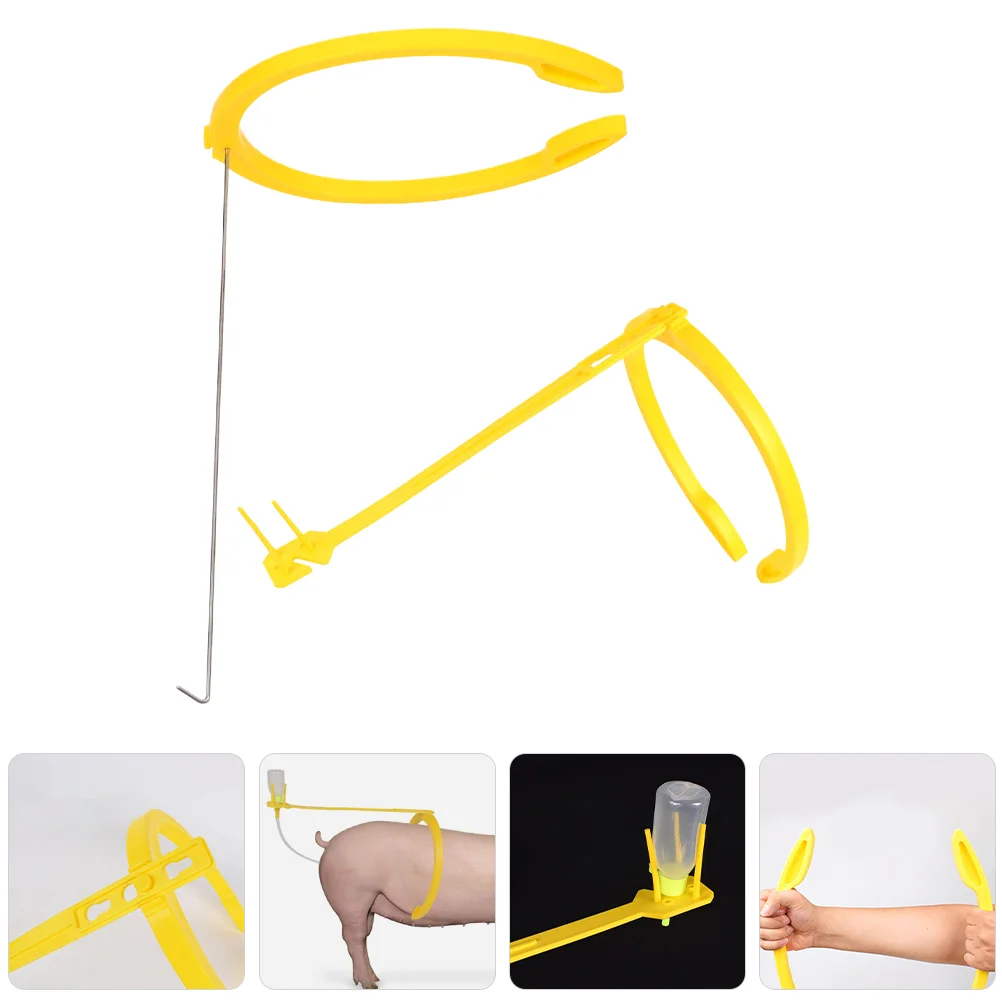 2 Pcs Farm Poultry Sow Breeding Rack Clamp for Pigs with Support Bracket Back Useful Clip Artificial Plastic
2 Pcs Farm Poultry Sow Breeding Rack Clamp for Pigs with Support Bracket Back Useful Clip Artificial Plastic
