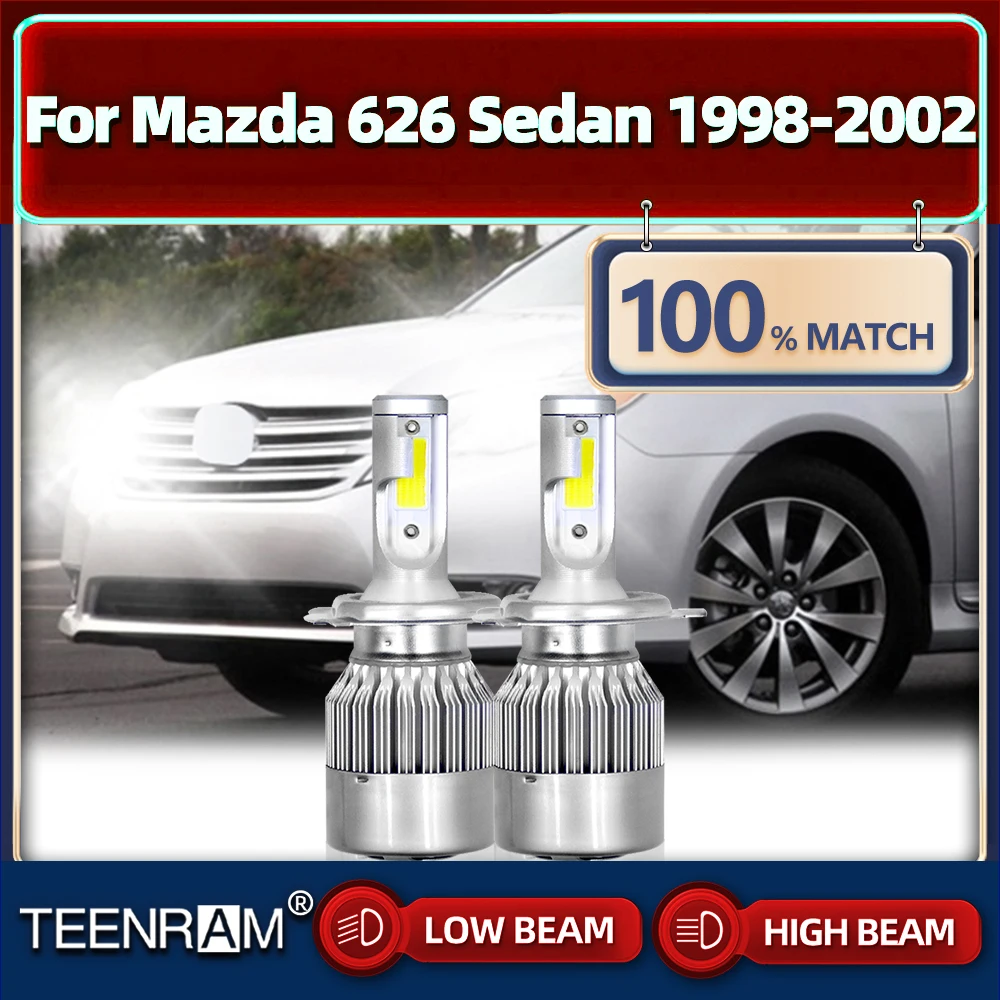 H4 LED Canbus Car Headlight 20000LM Plug-N-Play Car Lights Bulbs 120W Auto Lamp For Mazda 626 Sedan 1998 1999 2000 2001 2002
H4 LED Canbus Car Headlight 20000LM Plug-N-Play Car Lights Bulbs 120W Auto Lamp For Mazda 626 Sedan 1998 1999 2000 2001 2002