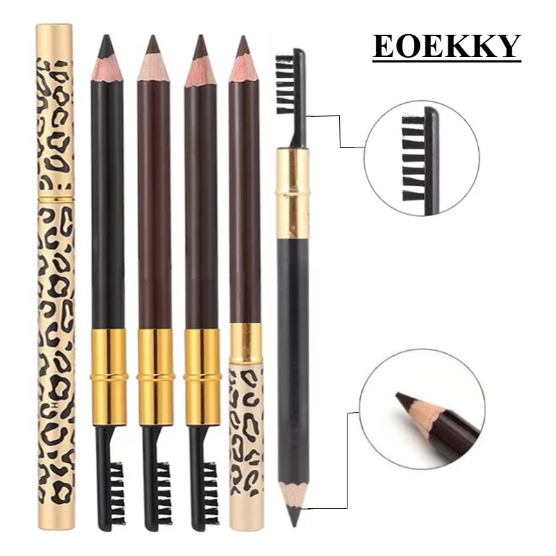 EOEKKY Double Head Brow Pencil Leopard Print Iron Brow Brush three-dimensional natural five colors easy to color
EOEKKY Double Head Brow Pencil Leopard Print Iron Brow Brush three-dimensional natural five colors easy to color