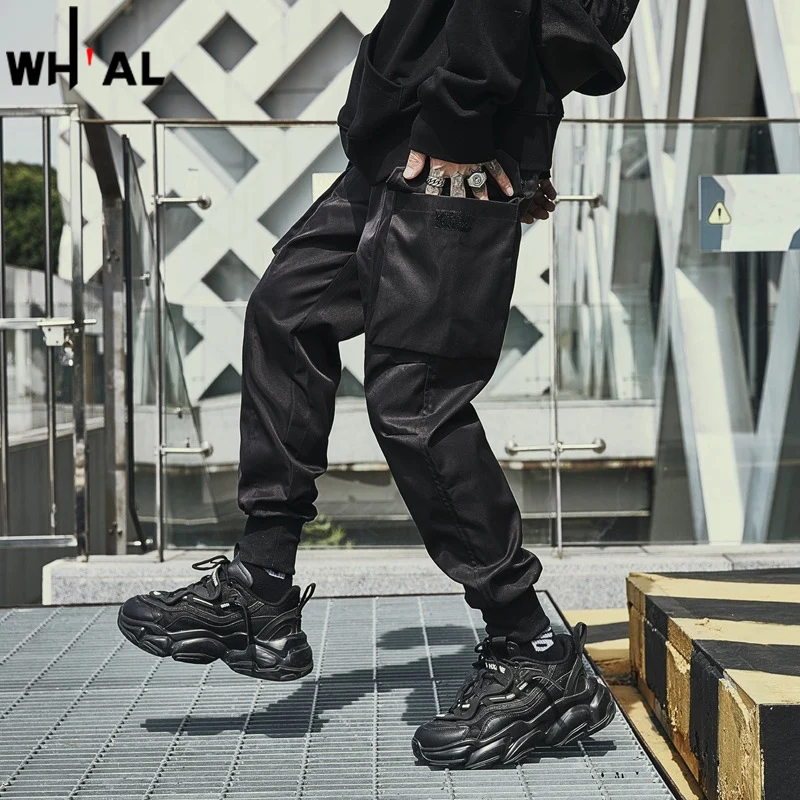Джоггеры New Techwear, черные тактические брюки-карго для мужчин, повседневные спортивные брюки с несколькими карманами #136
Джоггеры New Techwear, черные тактические брюки-карго для мужчин, повседневные спортивные брюки с несколькими карманами #136
