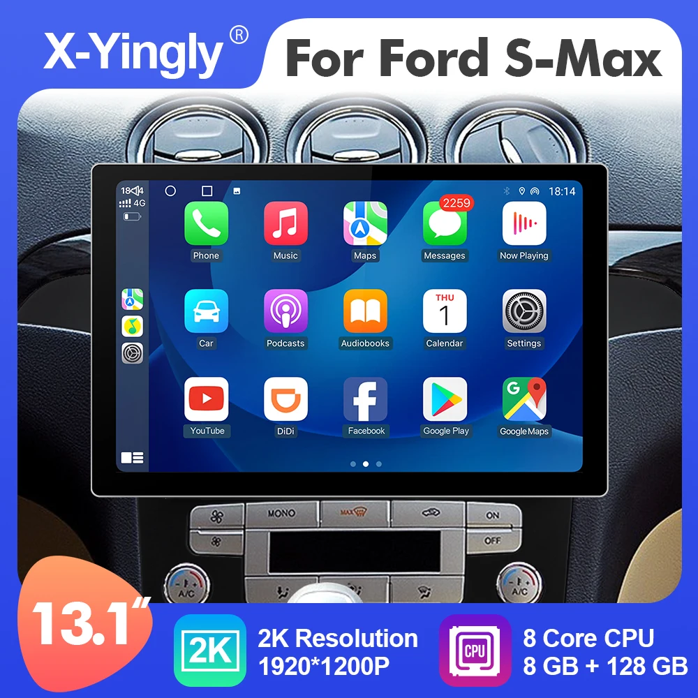 Car Multimedia Stereo Radio Player 2K 13.1 Inch Android 12 Suit For S-Max 2007-2008 GPS 8 Core Carplay 4G WiFi
Car Multimedia Stereo Radio Player 2K 13.1 Inch Android 12 Suit For S-Max 2007-2008 GPS 8 Core Carplay 4G WiFi