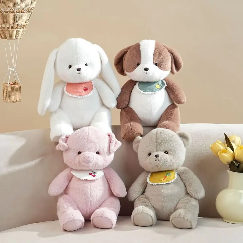 

28cm Cute Plush Toy Stuffed Toy Rabbit Doll Babies Sleeping Cute Bear Plush Doll Children's Gift