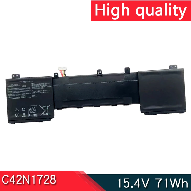 C42N1728 15.4V 71Wh Battery For ASUS ZenBook Pro U5500 15 UX550GE UX550GEX UX550GD UX550GDX UX580GD UX580GDX UX580GE UX580GEX
C42N1728 15.4V 71Wh Battery For ASUS ZenBook Pro U5500 15 UX550GE UX550GEX UX550GD UX550GDX UX580GD UX580GDX UX580GE UX580GEX