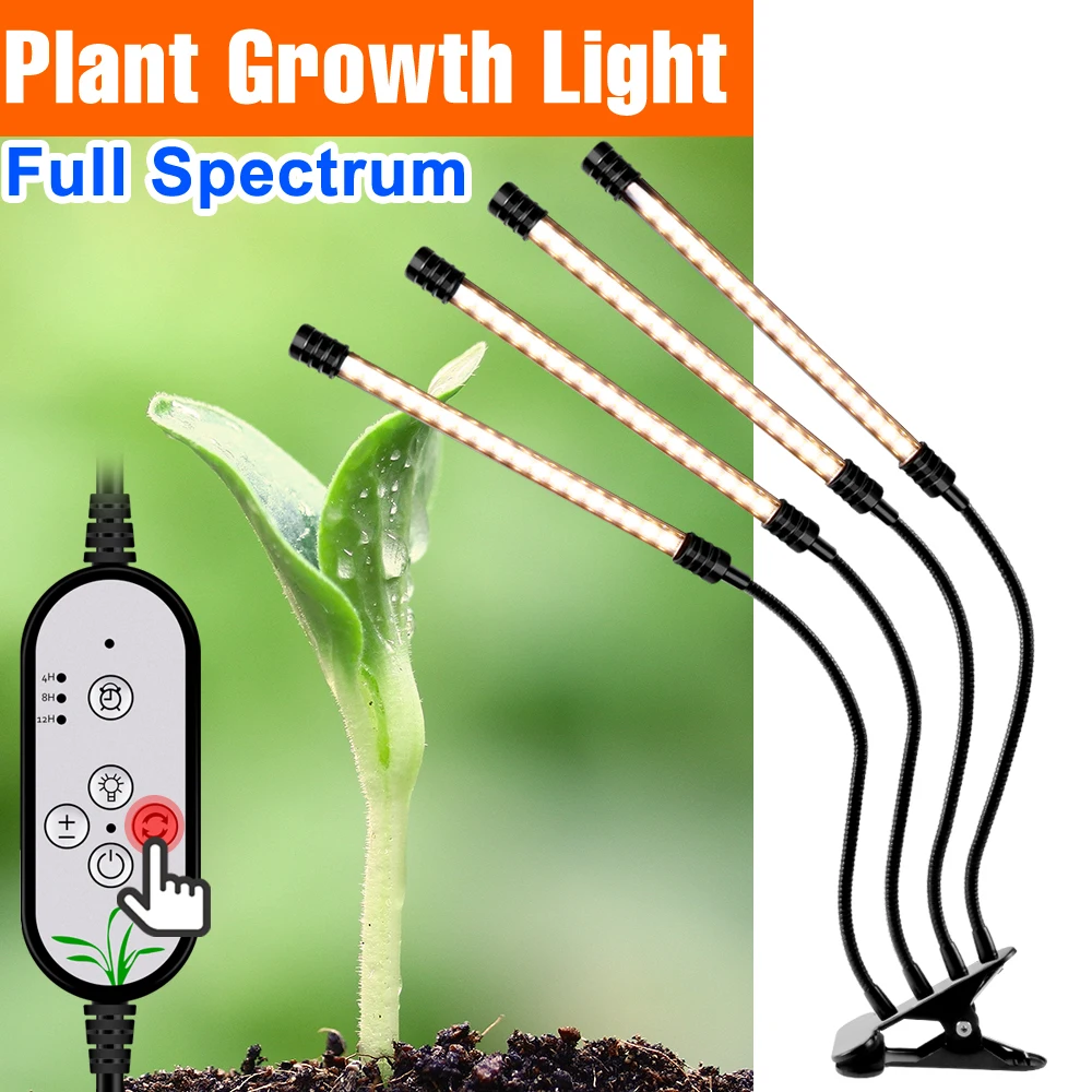 

Светодиодный ная лампа полного спектра для гидропонных систем, USB светильник для выращивания растений в теплице, лампа для саженцев, цветов, тент для выращивания