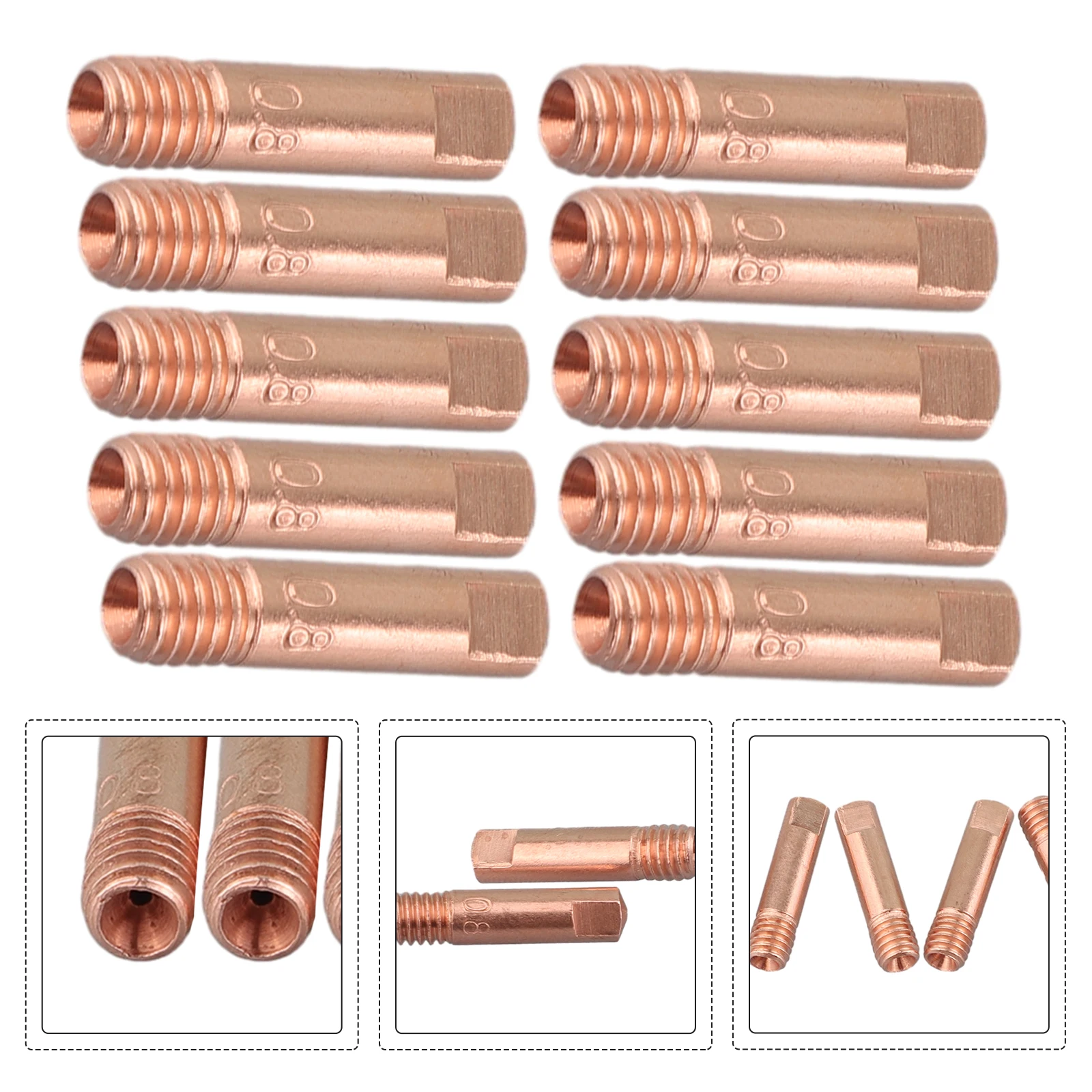 Holder Gas Kits Set Nozzles 25*6mm 10Pcs 0.8/1.0/1.2mm MB-15AK MIG/MAG M6 Welding Torch Sale Durable Practical
Holder Gas Kits Set Nozzles 25*6mm 10Pcs 0.8/1.0/1.2mm MB-15AK MIG/MAG M6 Welding Torch Sale Durable Practical