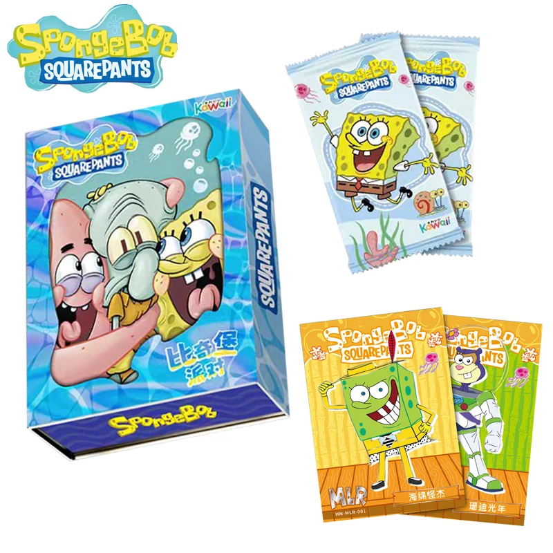 

SpongeBob SquarePants Peripheral Card Japanese Anime Collector Edition Card Children Favorite Birthday Festive Funny Toys Gifts