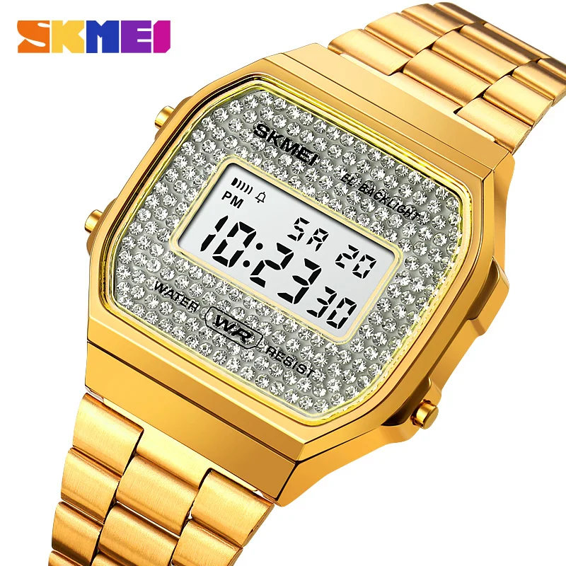 Часы наручные SKMEI женские цифровые, роскошные Брендовые спортивные с браслетом из нержавеющей стали под розовое золото
Часы наручные SKMEI женские цифровые, роскошные Брендовые спортивные с браслетом из нержавеющей стали под розовое золото