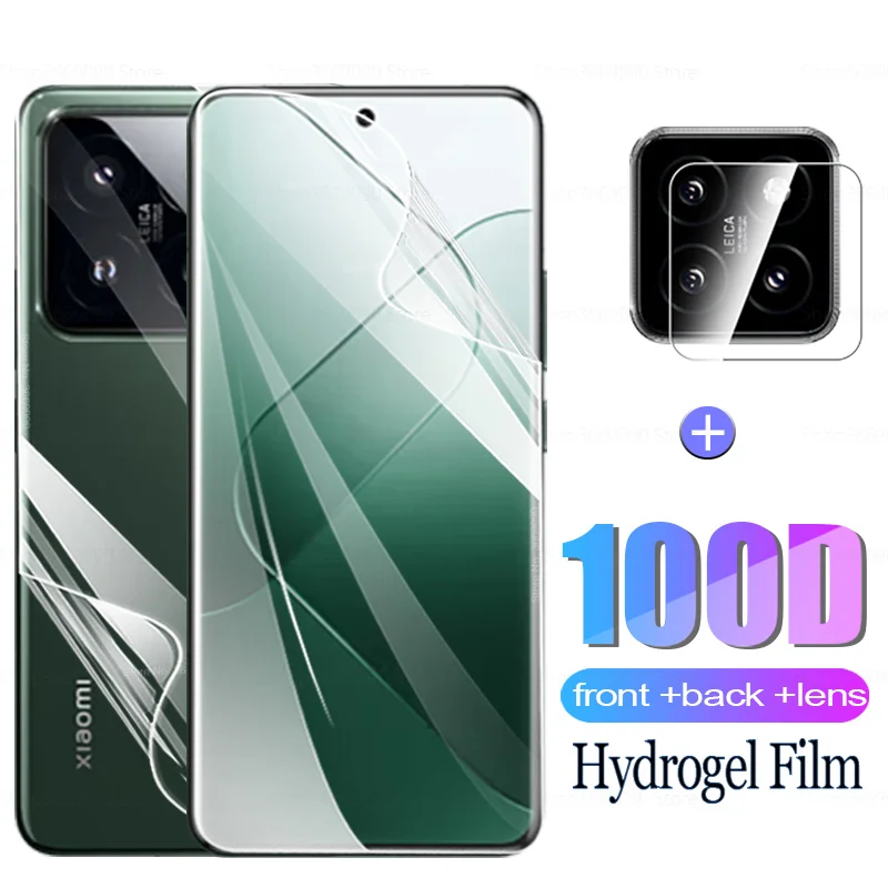 Front Back Hydrogel Film For Xiaomi 14 Pro Screen Protector Film Xiomi Mi14 Mi 14 Xiaomi14 14Pro 5G Camera Lens Protection Glass
Front Back Hydrogel Film For Xiaomi 14 Pro Screen Protector Film Xiomi Mi14 Mi 14 Xiaomi14 14Pro 5G Camera Lens Protection Glass