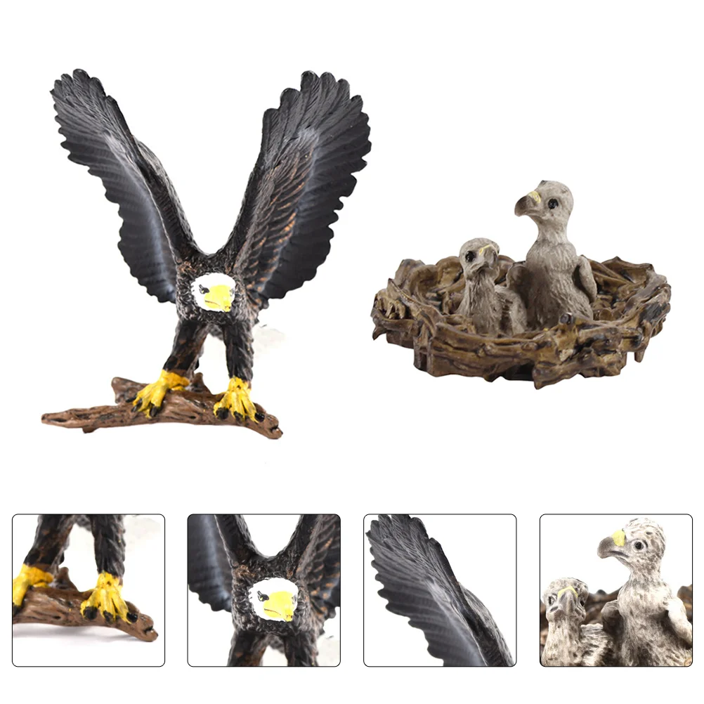 2 PCS Eagle Cub Model Animal Statue Funny Plaything Children’s Toys Decorations Adornments Simulation Decors Pvc
2 PCS Eagle Cub Model Animal Statue Funny Plaything Children’s Toys Decorations Adornments Simulation Decors Pvc