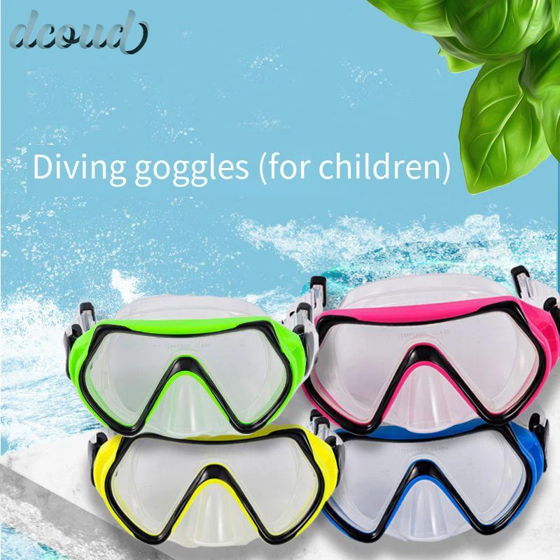 

Профессиональная Подводная маска для детей маска для дайвинга плавательные очки для подводного плавания Подводное плавание дайвинг силиконовая юбка для детей
