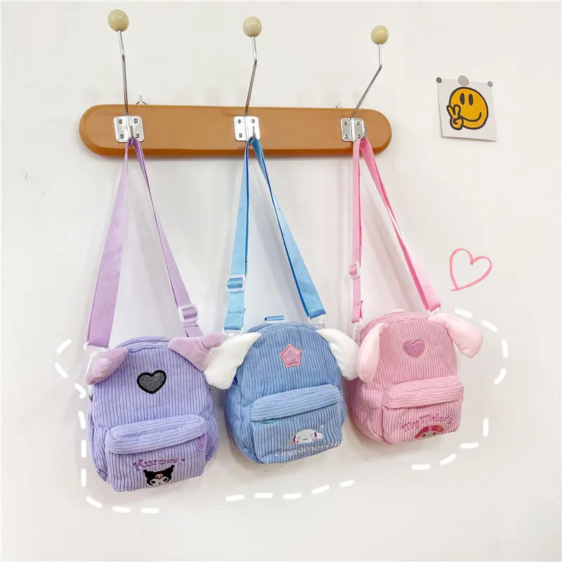 Sanrio Cinnamoroll Kuromi Girly Heart Kawaii Anime Plush Doll Bag My Melody Cute Cartoon Fashion Crossbody Phone Purse Kids Toys
Sanrio Cinnamoroll Kuromi Girly Heart Kawaii Anime Plush Doll Bag My Melody Cute Cartoon Fashion Crossbody Phone Purse Kids Toys