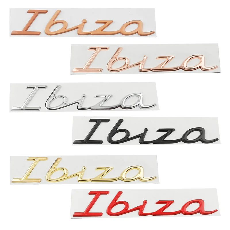 

Автомобильные буквы в багажник, слова, логотип, эмблема, значок, наклейка для Seat Ibiza 3 4 5 6 7 5l 5J 5F 6l 6J 6F 6K 7J FR Cupra, аксессуары