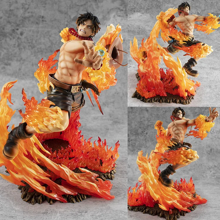 

New one piece Portgas D Ace Max 15th Anniversary Special Edition Ver. Gk Statue Pvc Action Figure Collectible Model Toys Gift