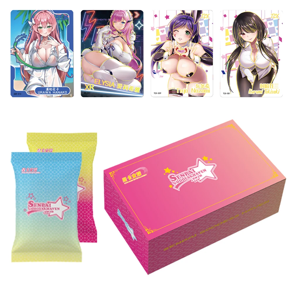 

2024 New Senpai Goddess Haven Goddess Story Collection Card Anime Rare Sexy Bikini Board Game Kids Toys Birthday Gift Blind box