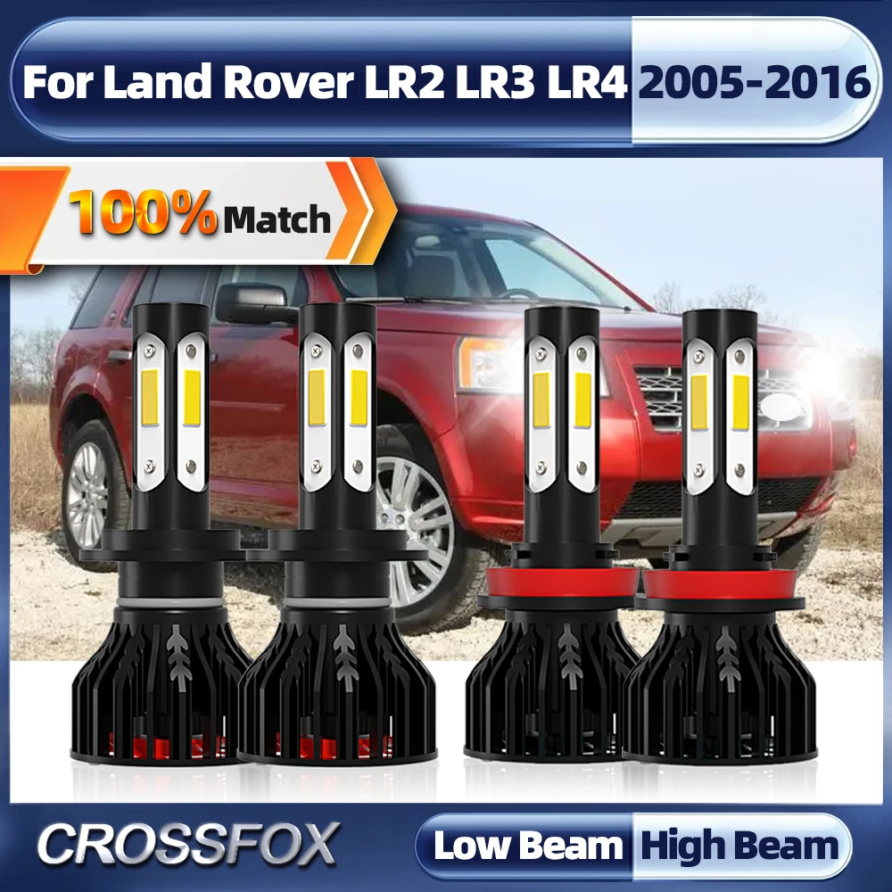 

240W Canbus LED Headlight H7 H11 Turbo Lamp 40000LM Car Headlamps Bulbs For Land Rover LR2 LR3 LR4 2005-2012 2013 2014 2015 2016