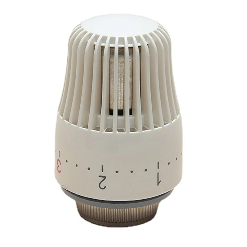 

1pcs Thermostatic Temperature Control Valve Head M30x1.5 Radiator Replacement Head 8.5*5.3cm Adjustable Control Valve Heating